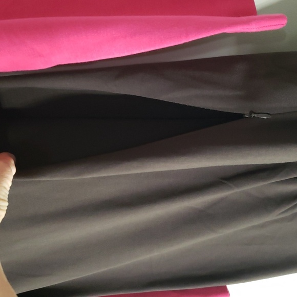 Britt Ryan Mini Dress 10 Black Pink Long Sleeve Color Block Preppy Cocktail - Picture 7 of 13